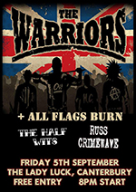 The Warriors - The Lady Luck, Canterbury 5.9.14
